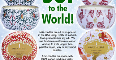 Soi to the World! New Aqua de Soi Candle Scents Just in Time for the Holidays!