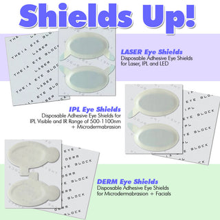 Eye Shields for All Facial/Cosmetic Services Here!