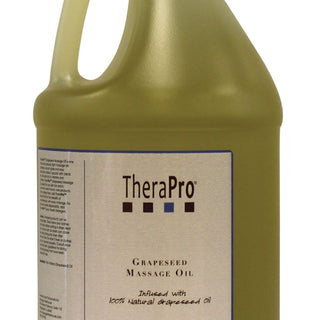 Therapro Grapeseed Oil 1 Gallon Bottle for Professional Spa Use