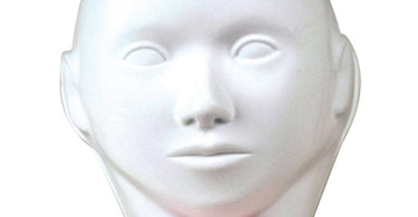 3D Beauty Eyelash Extension Practice Set with mannequin head and lash tools for professional training