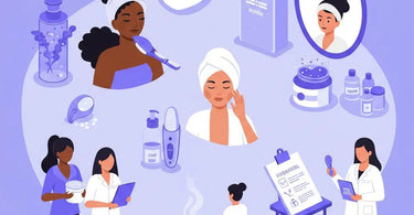 Diverse range of skincare products suitable for various skin types and tones