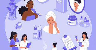 Diverse range of skincare products suitable for various skin types and tones
