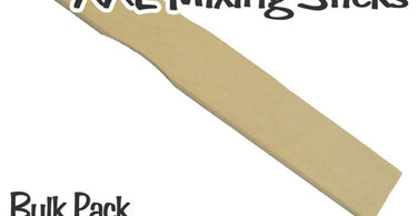 Bulk box of 7 inch long XXL wooden mixing sticks by Xen Stix for professional spa and salon use