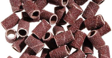 80 Grit Coarse Sanding Bands for Mandrel Bits 100 Pack by Classic Spa - Professional Nail and Foot Care Supplies