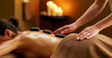 Commercial Hot Stone Set for Spa and Salon Services by Pure Spa Direct