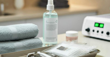 Assortment of professional dermaplaning tools