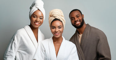 Happy clients in a spa