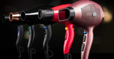 A selection of high-quality hair dryers suitable for salon use