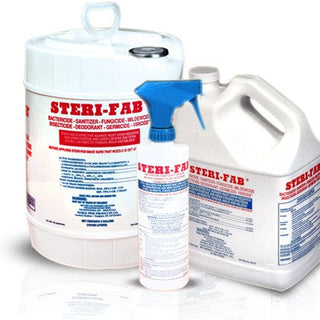 Sterifab disinfectant and insecticide spray in action