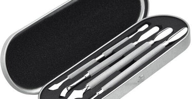 The Essentials for Perfect Manicure & Pedicure - Premium Professional Cuticle Pusher Set!