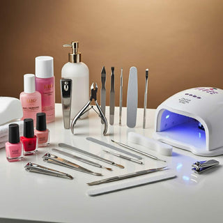 Professional manicure and pedicure tools