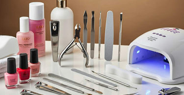 Professional manicure and pedicure tools