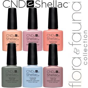 CND's Spring 2015 Flora & Fauna Collection - Shellac & Vinylux in Amazing Pastel Tones!