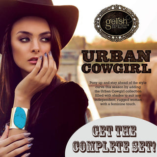 Wanna Be a Cowgirl? No? How about an Urban Cowgirl! The new Gelish Urban Cowgirl 2015 Fall Collection is Here!