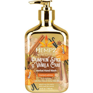 Stock Up Before They're Gone - Hempz Pumpkin Spice & Vanilla Chai Herbal Hand Wash!