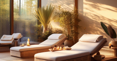 Peaceful and Meditative Relaxation Room in a Spa