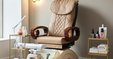 Compact and stylish pedicure chair suitable for small salons