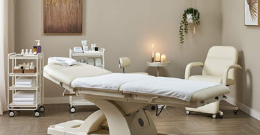 Luxurious spa furniture enhancing client experience