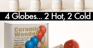 Ceramic Beauty Globes... as Katy Perry said: "You're hot then you're cold..."