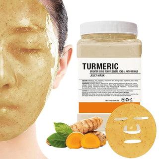 Golden Glow: Unveiling the Magic of TurmeGlow Jelly Mask!