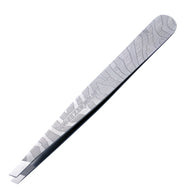 Animal Instinct - Satin Etched Zebra Tweezer for Professional Style... & it's Sanitizable!