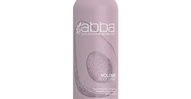 ABBA Volume Root Spray 8 oz bottle, a professional salon product for creating lift and volume at the roots