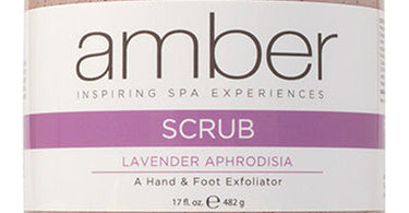 Amber Professional Lavender Aphrodisia & Peppermint Foot Scrub with Apricot Seeds