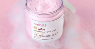 Aminnah Whipped Foaming Shaving Soap - Rose