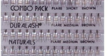 Ardell Duralash Naturals Combo Brown Knot-Free individual lashes packaging for professional salon use