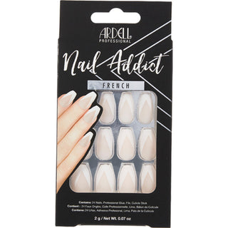 Ardell Nail Addict Artificial Nail Set French Modern