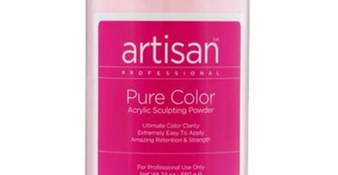 Artisan Brilliant Pink Acrylic Nail Powder in professional 24 oz jar