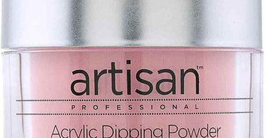 Artisan Instant Dry Dipping Powder in Pink Lychee Dreams - 1 oz. jar with luxurious pink powder