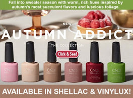 Get Ready for Sweater Weather with CND's Autumn Addict Collection!