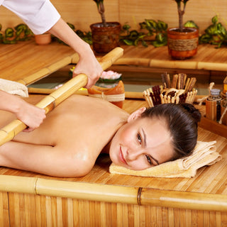 HOT RODS -- Warm Bamboo Massage is THE BEST Fall Spa Treatment