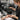 Close up of a clean charcoal filter being held by a salon professional, symbolizing fresh air and purified environment in a beauty workspace.