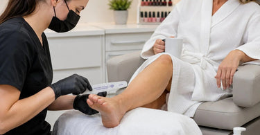 Disposable Pedicure Files For Client Confidence in a salon setting