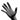 Black latex free nitrile gloves in a 10 pack displayed on a wooden background for professional spa and salon use.