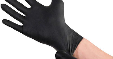 Black Nitrile Gloves