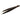 Black Stainless Steel Point Tweezer by Seki Edge - precision hair removal tool for estheticians