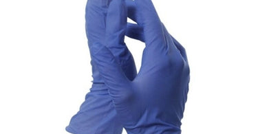 Blue Nitrile Gloves - Powder-Free Large 100 Pack for Salon & Spa Professionals
