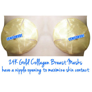 24K Gold Collagen Breast Mask for Ultimate Spa Treatment