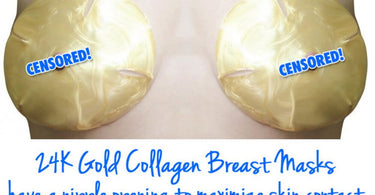 24K Gold Collagen Breast Mask for Ultimate Spa Treatment