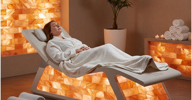 TouchAmerica Flex Block Salt Lounger for spa halotherapy treatments