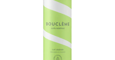 Boucleme Curl Cleanser Bottle with Green and White Label