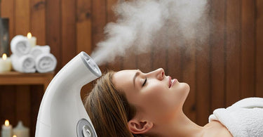 Lucas Championniere Electric Pulverizer Atomizer Facial Steamer in a spa setting