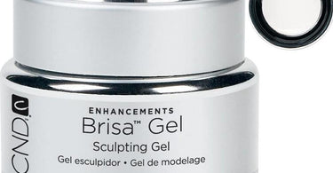 CND Brisa Sculpting Gel Pure White Opaque 0.5 oz. professional nail enhancement gel