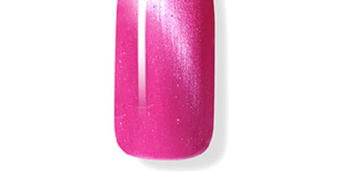 Cateye 3D Gel Polish Color #004 showing deep burgundy magnetic cat-eye effect on nails