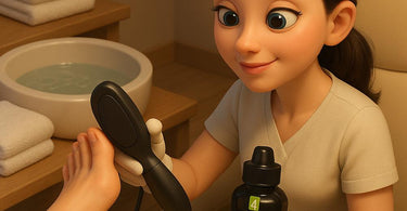 Professional pedicure tools and callus removers for spa and salon use