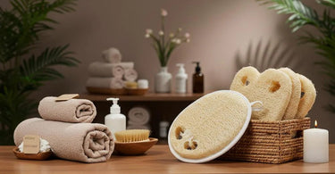 Sustainable loofah sponges for eco-friendly spa and salon treatments