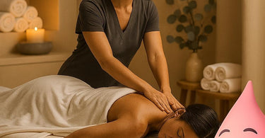 Earthlite massage table in a serene spa setting, showcasing premium design for client comfort and therapist ease